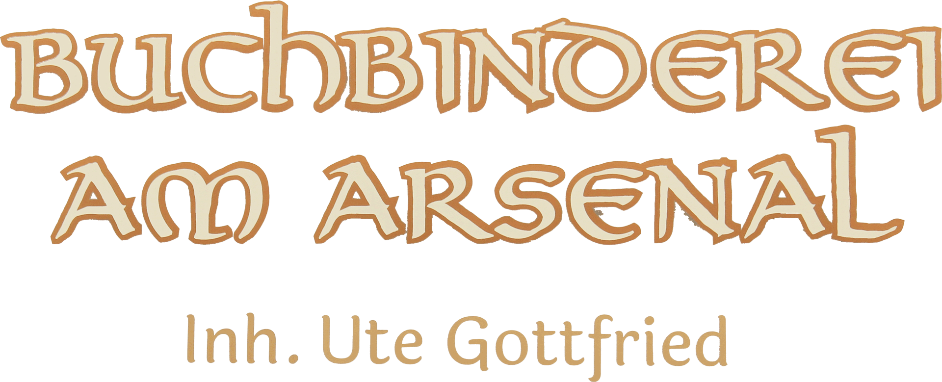 Buchbinderei am Arsenal in Schwerin Logo Text